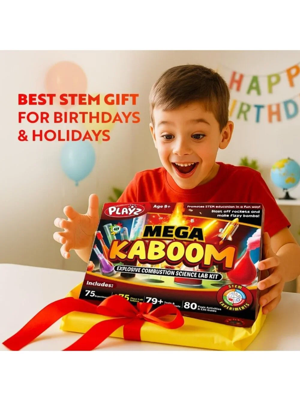 Explosive Science Kit for Kids 8-12 | Fun Chemistry Experiments & Activities